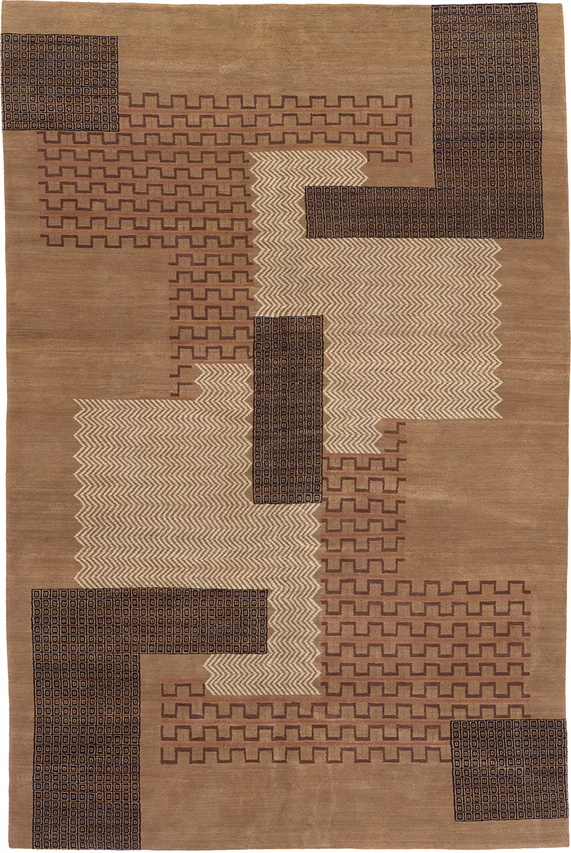 Custom Bruhns Jigsaw Carpet | FJ Hakimian Custom Bruhns Jigsaw Carpet | FJ Hakimian