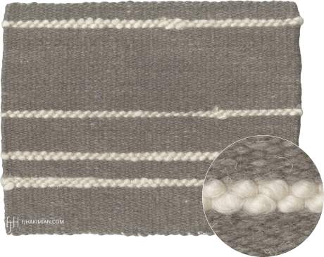 Mohair Carpet, South Africa, ref SW-Fine Wool-Grey with Mohair Accents