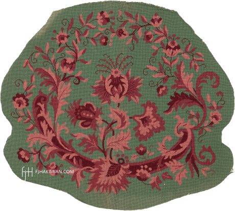 French Needlepoint, Wall Hanging tapestry, France, circa 1930, 2'5" x 2'2", ref 01075