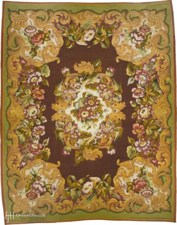 AUBUSSON carpet, France, circa 1850, 17'10" x 13'8", ref 02081