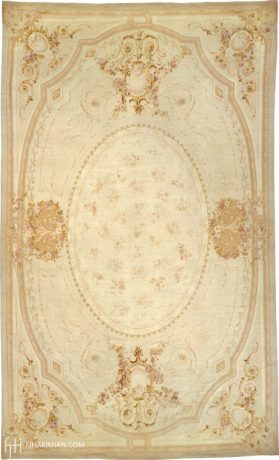 Aubusson carpet, France, circa 1870, 21'4" x 12'10", ref 02097