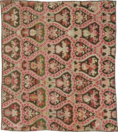 Bessarabian carpet, Eastern Europe, circa 1870, 7'7" x 6'9", ref 02252
