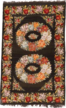 Bessarabian carpet, USSR, circa 1900, 10'2" x 6'4", ref 02264