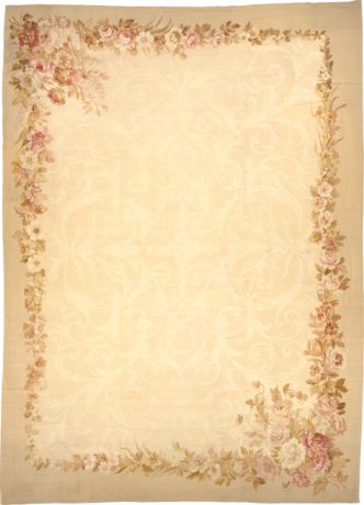 Aubusson carpet, France, circa 1900, 18'2" x 12'10", ref 02378