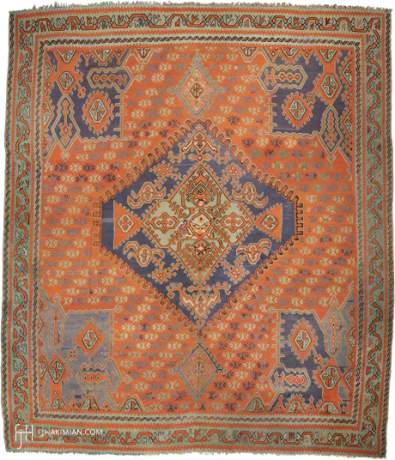 TURKISH KILIM carpet, Turkey, circa 1910, 17'7" x 15'9", ref 02380