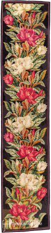 French Needlepoint Runner carpet, France, circa 1890, 15'0" x 3'3", ref 02490