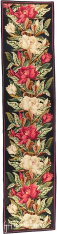 French Needlepoint Runner carpet, France, circa 1890, 14'3" x 3'3", ref 02491