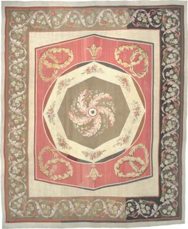 Aubusson carpet, France, circa 1780, 15'2" x 12'0", ref 02556