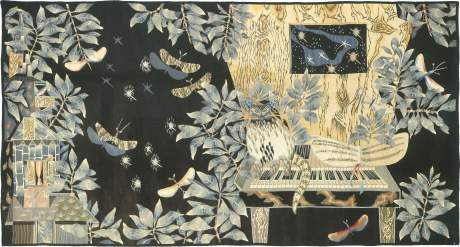 French Tapestry, France, circa 1940, 5'0" x 9'1", ref 02565
