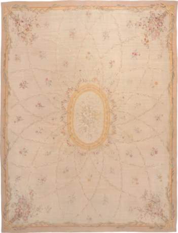 Aubusson carpet, France, circa 1870, 16'7" x 12'5", ref 02657
