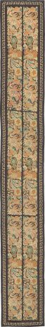 Needlepoint carpet, England, circa 1880, 20'9" x 2'10", ref 02690