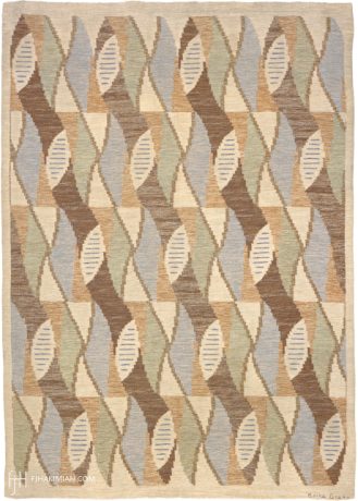 Swedish Flat Weave carpet, Sweden, circa 1940, 9'10" x 6'10", ref 02783