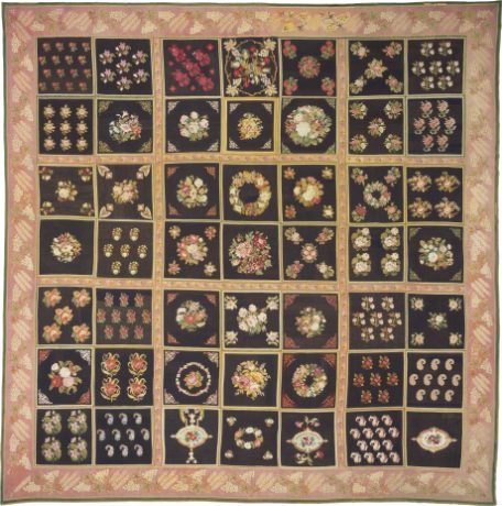 Needlepoint carpet, England, circa 1870, 18'11" x 18'9", ref 02809