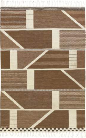 Swedish Flat Weave carpet, Sweden, circa 1972, 7'11" x 5'5", ref 02829