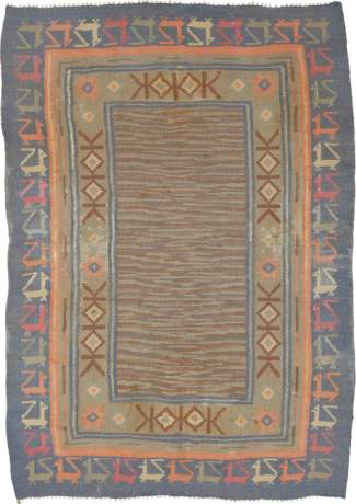 Swedish Flat Weave carpet, Sweden, circa 1950, 7'8" x 5'5", ref 02931
