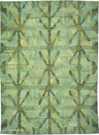 SWEDISH FLAT WEAVE carpet, Sweden, circa 1955, 23'11" x 17'6", ref 02954