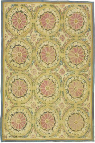 AUBUSSON carpet, France, circa 1920, 13'9" x 9'0", ref 02956