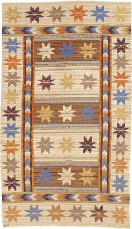 Swedish Flat Weave carpet, Sweden, circa 1940, 11'3" x 6'6", ref 02962