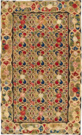 English Needlepoint carpet, England, circa 1890, 15'11" x 9'6", ref 02973