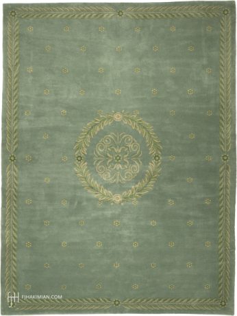 SAVONNERIE carpet, France, circa 1920, 11'6" x 8'8", ref 03051
