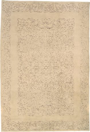 French Savonnerie carpet, France, circa 1940, 9'10" x 6'8", ref 03086
