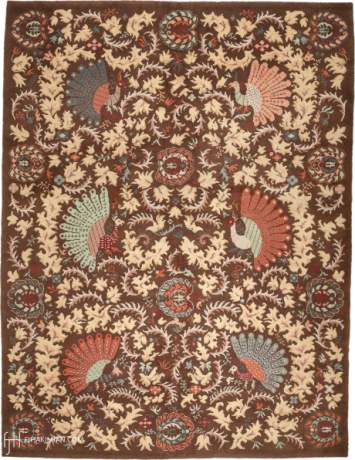 EUROPEAN carpet, Netherlands, circa 1950, 14'4" x 11'4", ref 03108