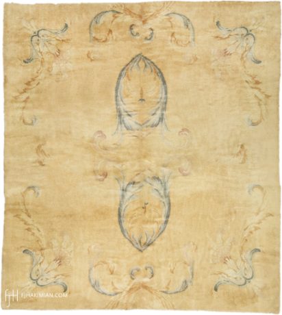 SAVONNERIE carpet, France, 10'2" x 9'3", ref 03215