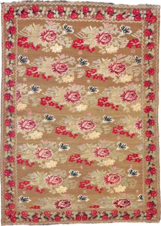 Ukrainian Pile carpet, Ukraine, circa 1880, 6'11" x 4'10", ref 03236