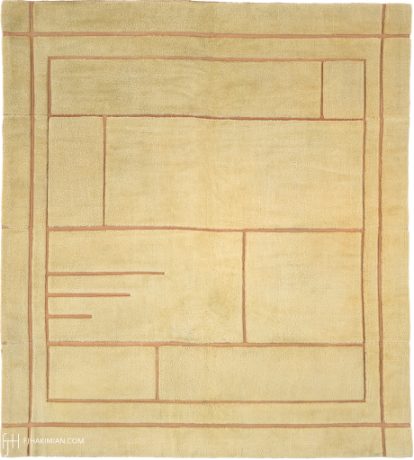 Art Deco Savonnerie carpet, France, circa 1920, 8'11" x 7'9", ref 03261