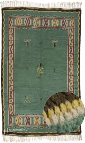 Swedish Pile carpet, Sweden, circa 1933, 11'9" x 7'5", ref 03281