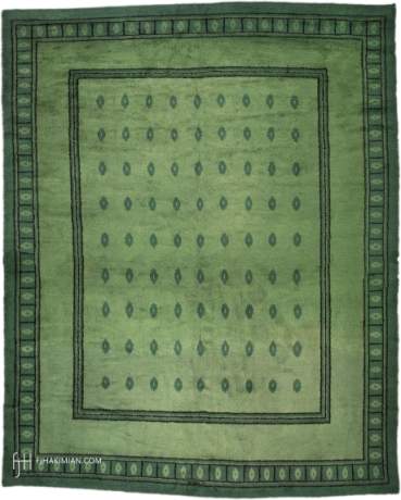ART DECO carpet, Austria, circa 1910, 11'9" x 9'8", ref 03383