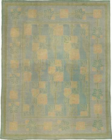 Arts and Crafts carpet, Ireland, circa 1900, 13'3" x 10'6", ref 03395