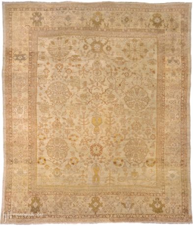 Ziegler Sultanabad carpet, Iran, circa 1880, 12'4" x 10'3", ref 06018