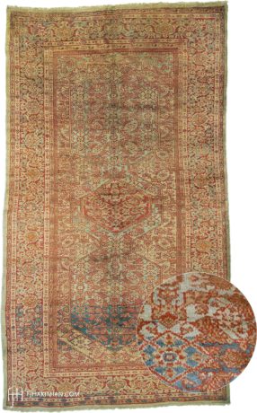 Sultanabad carpet, Iran, circa 1890, 10'2" x 5'6", ref 06025