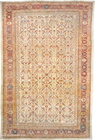 Ziegler Sultanabad carpet, Iran, circa 1890, 20'7" x 13'7", ref 06089