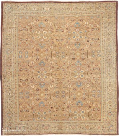 Ziegler Sultanabad carpet, Iran, circa 1890, 16'7" x 14'8", ref 06129