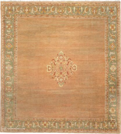 Ziegler Sultanabad carpet, Persia, circa 1890, 11'5" x 10'2", ref 06145