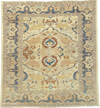 Ziegler Sultanabad carpet, North-West Persia, circa 1880, 10'5" x 9'3", ref 06158