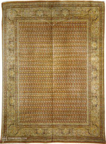 Tabriz carpet, Iran, circa 1890, 10'8" x 8'0", ref 07022