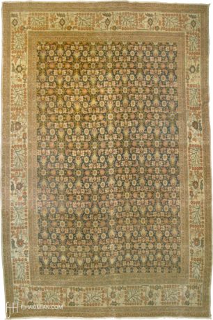 Tabriz carpet, Iran, circa 1890, 9'9" x 6'6", ref 07056