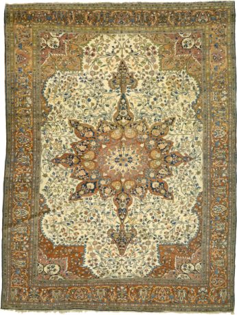 Faraghan Sarouk carpet, Persia, circa 1890, 11'11" x 8'9", ref 10041
