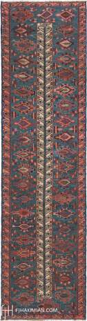 Seychour carpet, Caucasus, 1875-1890, 10'8" x 2'11", ref 11226