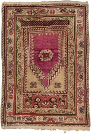 Kazak Rug carpet, USSR, 1890-1900, 4'11" x 3'5", ref 11236