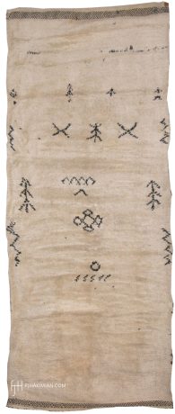 BERBER carpet, Morocco, circa 1930, 11'4" x 4'7", ref 15003
