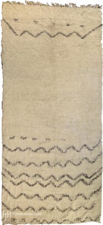 BERBER carpet, Morocco, circa 1930, 12'2" x 5'5", ref 15006