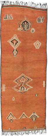 Berber carpet, Morocco, Mid 20th Century, 15'3" x 5'10", ref 15089