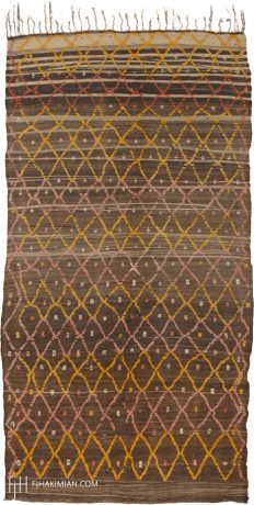 Moroccan Kilim, Berber carpet, Morocco, 9'3" x 4'10", ref 15215
