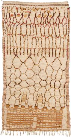 Azilal, Berber carpet, Morocco, Mid-20th Century, 8'1" x 4'2", ref 15268