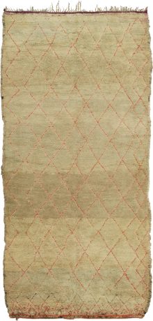 Beni Ourain, Berber carpet, Morocco, Mid 20th Century, 11'4" x 5'5", ref 15282