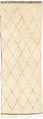 Beni Ourain, Berber carpet, Morocco, Mid 20th Century, 16'4" x 6'0", ref 15314